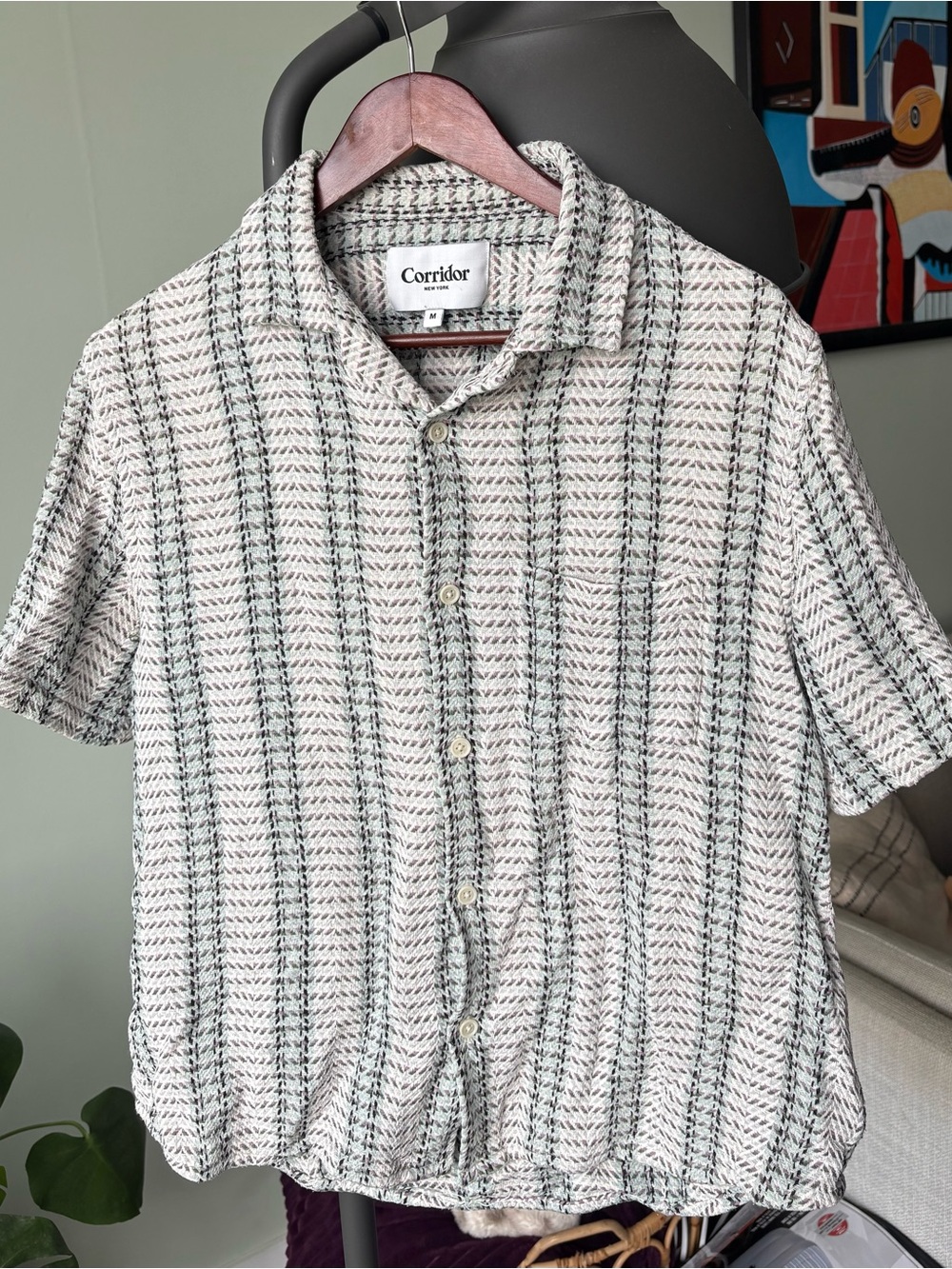 Corridor Short-Sleeve Button-Down Shirt